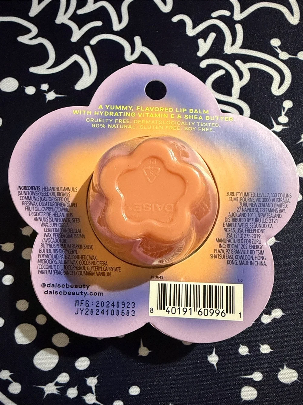 3/$15 🌸 DAISE Very Vanilla Hydrating Lip Balm — Peach Nude Moisture Tint